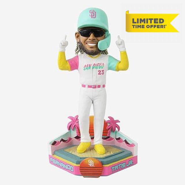 Fernando Tatis Jr. San Diego Padres 2022 City Connect Bobblehead MLB Baseball