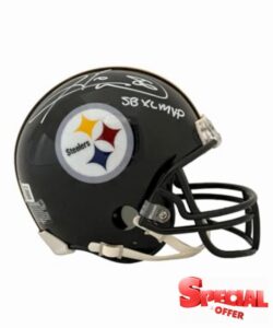 Hines Ward Signed Pittsburgh Steelers Mini Helmet VSR4 Beckett