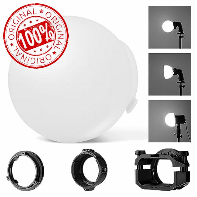 NEEWER CRS6 Diffusion Dome with 3 Adapter Rings