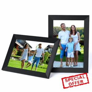 Apofial 2 Pack Digital Picture Frame 10.1 Inch WiFi Digital Photo Frame 1280 * 800 HD IPS Touch Screen Smart Cloud Photo Frame