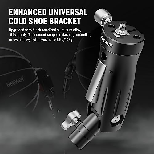 1/4" Screw Universal Light Stand Adapter for Off Camera Flash Speedlite/Umbrella/Softbox