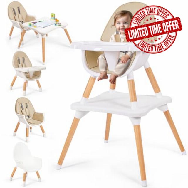 5-in-1 Convertible High Chair