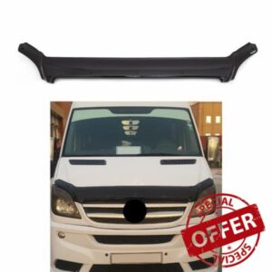 BMY Hood Deflector/Front Bug Shield Compatible for Mercedes Sprinter W906 2006-2014 Hood Guard Bonnet Protector | Particles & Bug | Car Accessories