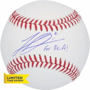 Michael Harris II Atlanta Braves Autographed Baseball with "For The A!" Inscription - Autographed Baseballs