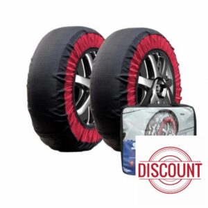 Snow Chains Automotive Snow Socks Washable Textile Snow Chains Quick Assembly Ultra Efficient Easy Handling（KE79）