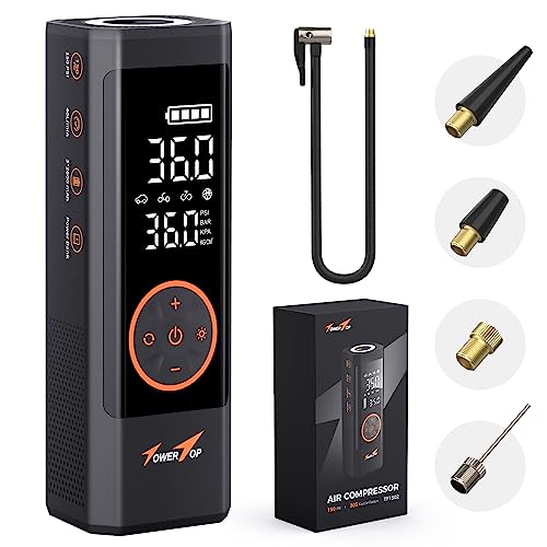 150PSI Cordless Tire Inflator with 7800mAh Rechargeable Battery