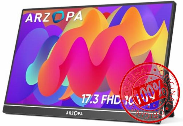 ARZOPA Portable Monitor 17.3 Inch