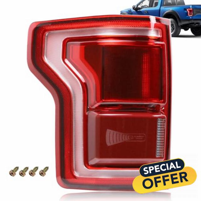 Nakuuly LED Tail Lights with Blind Spot Compatible With Ford F150 2015 2016 2017 Left Driver Side Taillight Rear Brake Lamp Signal Assembly # HL3Z13405D