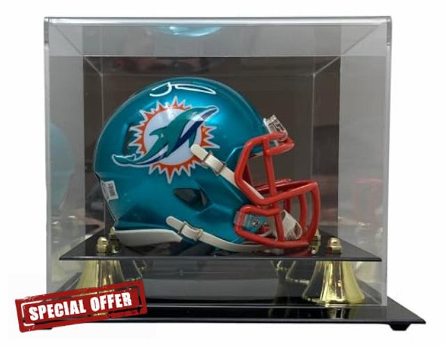 Tyreek Hill Signed Miami Flash Mini Speed Replica Helmet BAS w/Case