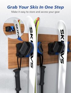 Ski Snowboard Storage Rack Tool Organizers Wall Mount
