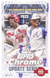 2023 Topps Chrome Update Series MLB Baseball HOBBY box (24 pks/bx)