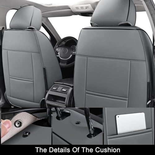Waterproof Leather Universal Fit Toyota Corolla Avalon Highlander Kia K5 Optima Rio Forte Selto Ford Ecosport Bronco Maverick Ranger