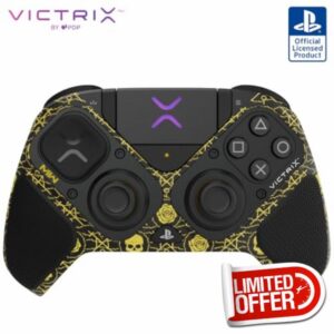 PDP Call of Duty Modern Warfare 2 Victrix Pro BFG Wireless PlayStation 5 Controller for PS4/PS5/PC - COD MW2 Las Almas Golden Cartel Edition