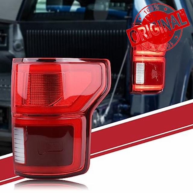 Duolctrams LED Tail Light Rear Lamp Assembly w/Blind Spot (Module NOT Included) Compatible for 2018 2019 2020 Ford F150 F-150 Right Passenger Side KL3Z-13404-B