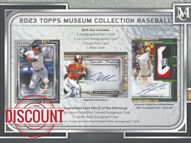 2023 Topps Museum Collection Baseball Hobby Box - Factory Sealed
