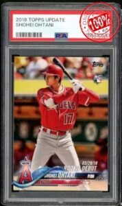 Shohei Ohtani Rookie Card 2018 Topps Update #US285 PSA 10