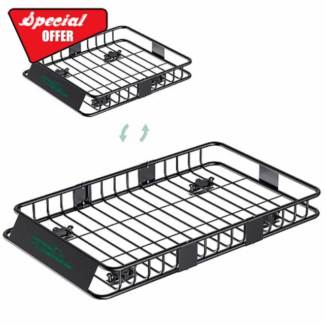 CAMOCOL 64"x 39"x 6" Roof Rack Basket