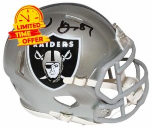Michael Mayer Signed Las Vegas Raiders Flash Mini Helmet Beckett
