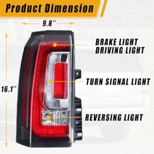 Yukon XL Left Driver Side LED Rear Light Brake Lamps (Left Drive Side)
