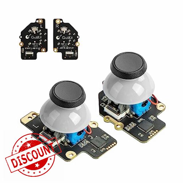 Aukuoy Electromagnetic Joystick Replacement for Steam Deck: SD02 Hall Effect Sensor Joystick Module for Steam Deck Accessories