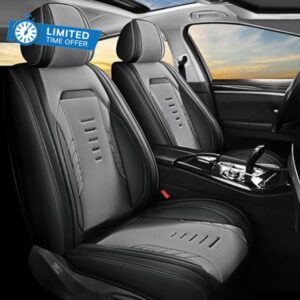 RAWAKORW 2 Front Car Seat Covers Fit for Nissan Frontier 2009-2024