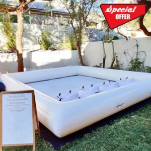 MIQZUUY Inflatable Bumper Car Racing Track