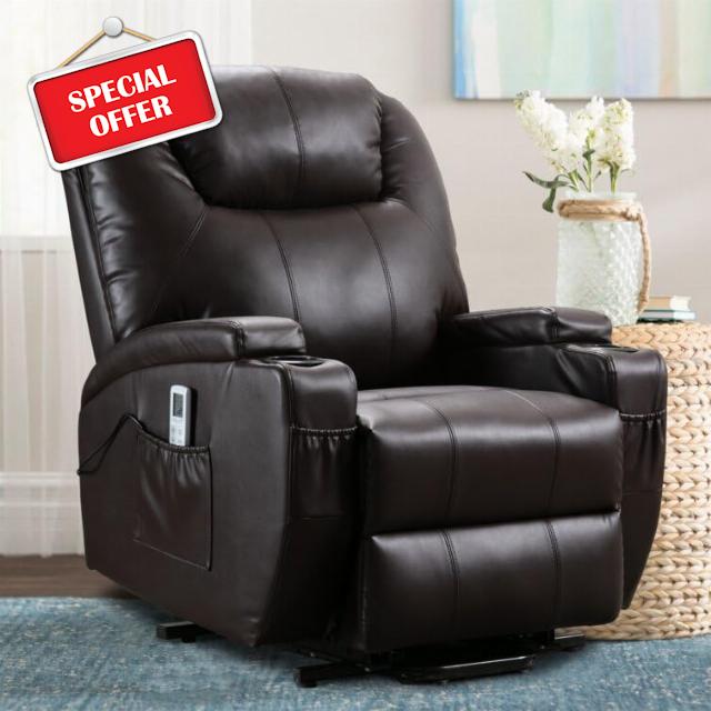 yoyomax Breathable Leather Lift Recliner Chair