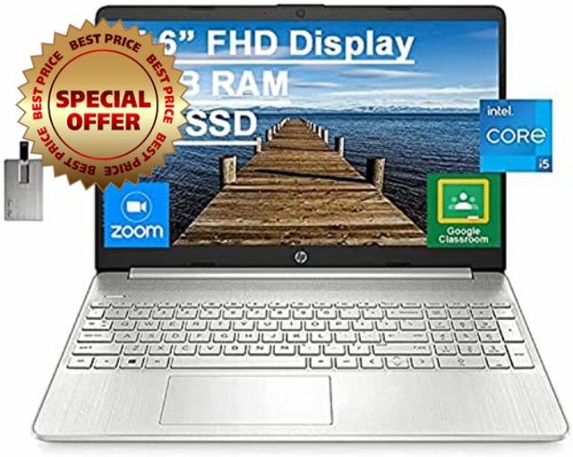 HP 2022 15.6" FHD Laptop Computer