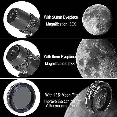 Kids & Beginners - Travel Telescopio AZ Mount with Backpack