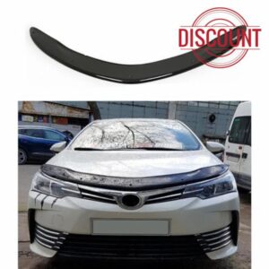 BMY Hood Deflector/Front Bug Shield Compatible for Toyota Corolla 2013-2017 Hood Guard Bonnet Protector | Particles & Bug | Car Accessories