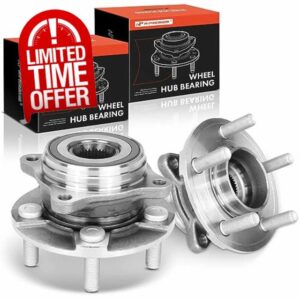A-Premium Pair [2] Rear Wheel Bearing and Hub Assembly Compatible with Ford Mustang 2015-2022