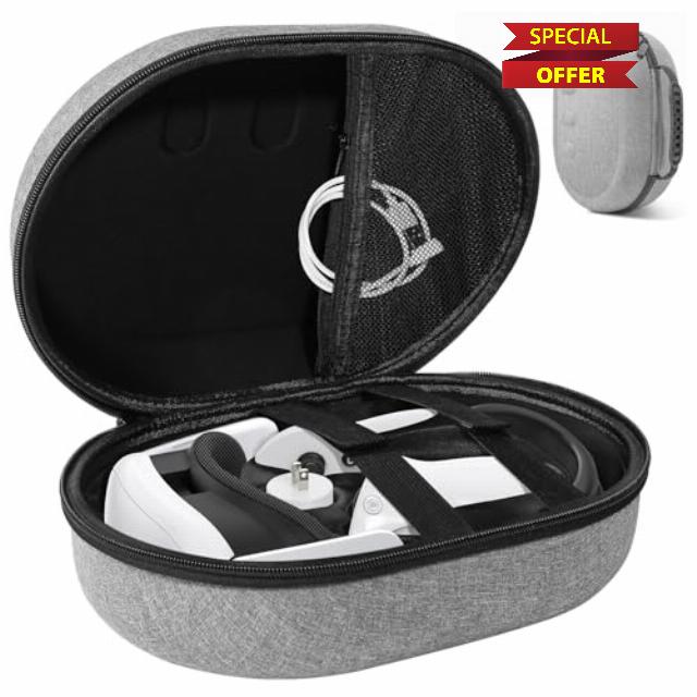 Nepagz Hard Carrying Case Compatible with Meta Quest 3/Quest 2/Quest Pro/PICO 4 Accessories