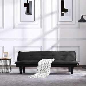 Futon Sofabed with 3 Adjustable Positions for Living Room