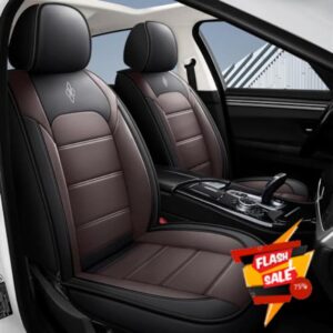 QUYDDC Car Seat Covers Full Set 3D Foam Back Support