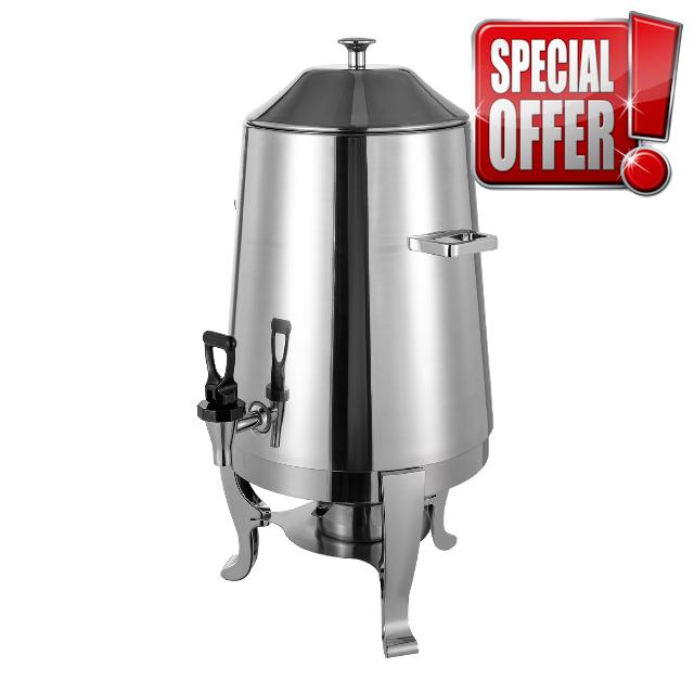 13L/3.43Gal Insulated Beverage Dispenser Coffee Carafe Vacuum Airpot Thermal Hot Coffee Dispenser for Coffee & Hot tea