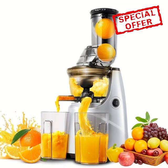 US Plug Carrot Apple Orange Slow Juicer