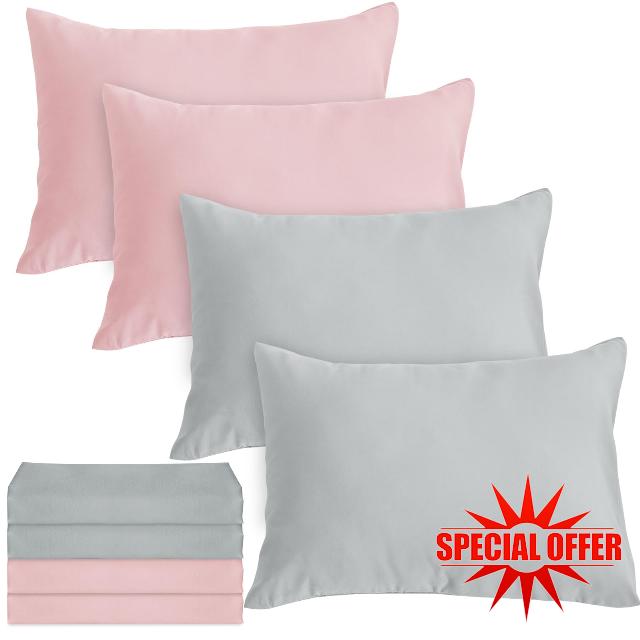 Toddler Pillowcase 4 Pack with Envelope Closure