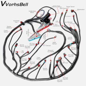 LS Engine DBC Standalone Wiring Harness Fit for 1997-2006 GM DBC LS1 Vortec 4.8L 5.3L 6.0L