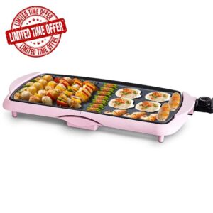 Electric Griddle Nonstick Extra Large- 20" Large Indoor Griddle