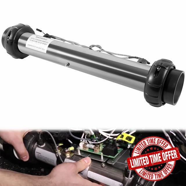 Bzsunway Replace for Balboa 58117 M7 Hot Tub Spa Heater Element Assembly w/Sensors 4.0kW @ 240V / 1.0kW @ 120V