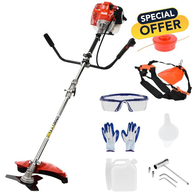 Goodliest 52cc 2-Stroke Gas Weed Wacker with 1.2l Fuel Tank