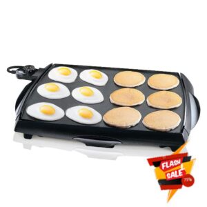 Electric Griddle Nonstick Extra Large - 12 Slices of French Toast at One Time