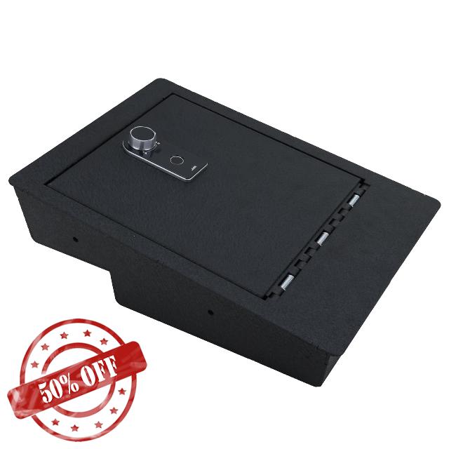 Underseat Console Safe Vault - KEREN Safe Box Compatible with 2014-2019 Chevrolet Silverado/GMC Sierra 1500