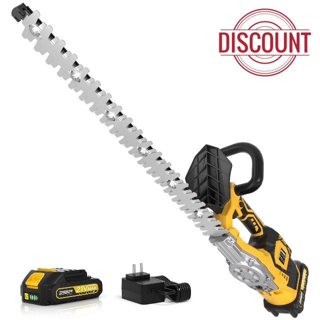 Hedge Trimmer Cordless(Battery & Charger Included)