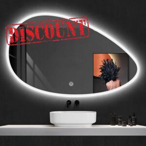 YVYKFZD LED Illuminated Bathroom Mirror