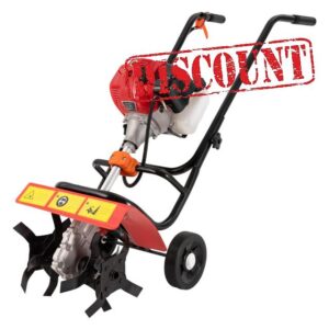 LYNICESHOP 52cc 2-Stroke Gas Power Cultivator Tilling Rototiller
