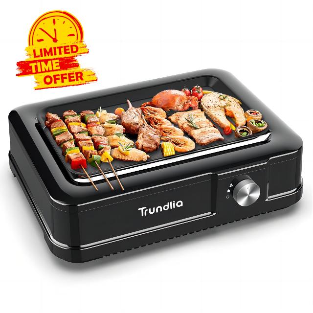 Trundlia Electric Smokeless Indoor Grill