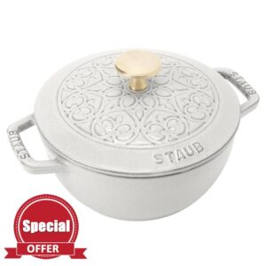 staub Wa-NABE Lily Campagne S 6.3 inches (16 cm) Both Handed Cast Iron Pot