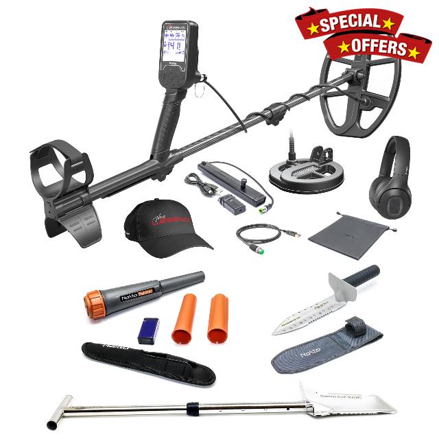 Nokta The Legend PRO Pack Metal Detector Set (Metal Detector + Pinpointer + Digger + Shovel)