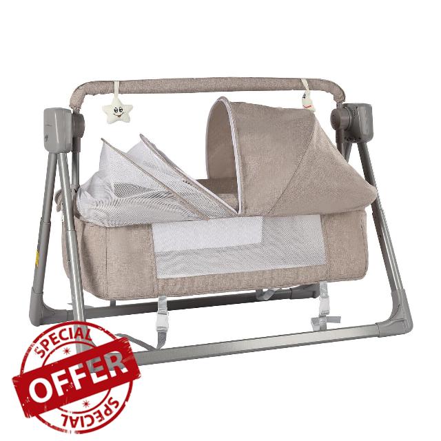 LyeXD Baby Bassinet Electric Cradle Baby Swing